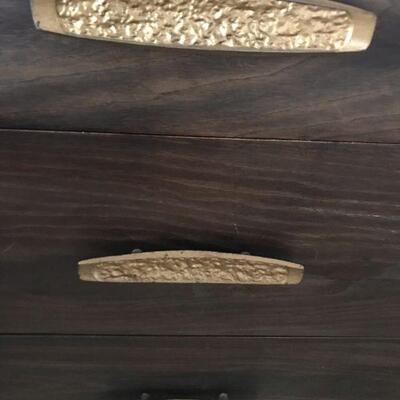 Vintage Pair of Woodland of Torrance Rolling Cabinets (118)