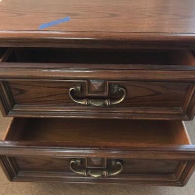 Vintage Levitz Thomasville Furniture Bedroom Set, Dresser, Mirrors, Armoire, Headboard (119)