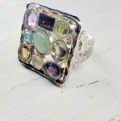 BEAUTIFUL. 925 BEJEWELED RING 