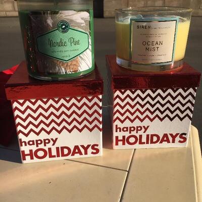 Holiday gift boxed jar candles ðŸ•¯ 