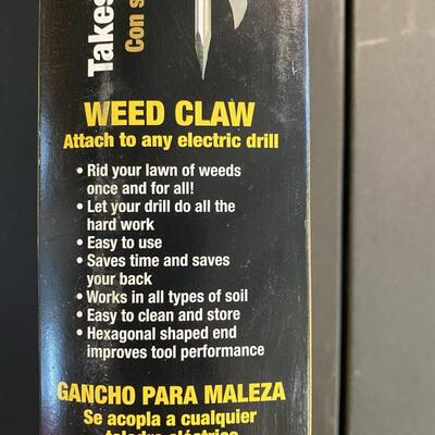 Weed Claw 2pc Bulb Drill NIB