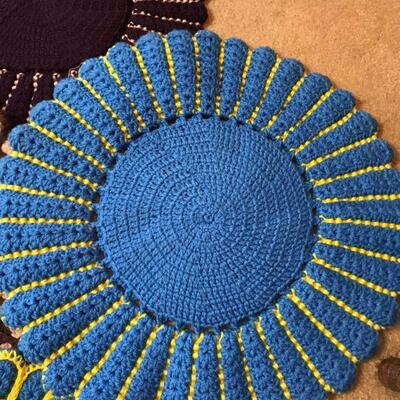 Vintage Crocheted Seat Covers (125)