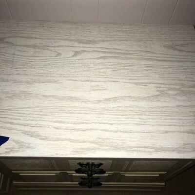 Vintage White Bedroom Side Table Cabinets (126)