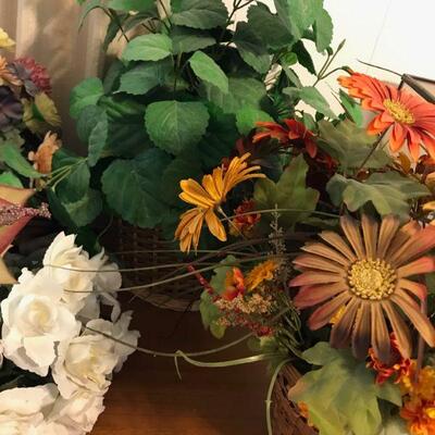 Mixed Variety of Artificial Flowers (130)