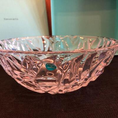 Tiffany & Co Cut Crystal Bowl New in Box with Gift Receipt