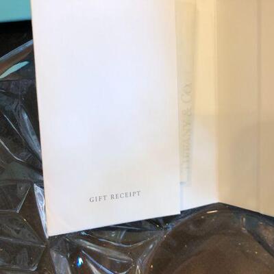 Tiffany & Co Cut Crystal Bowl New in Box with Gift Receipt