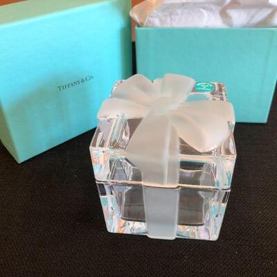 Tiffany & Co Crystal Gift Box New in Box