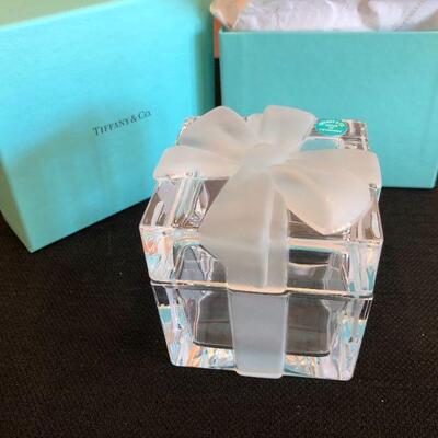Tiffany & Co Crystal Gift Box New in Box