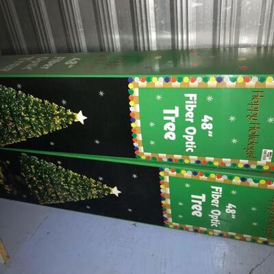 Vintage Christmas Tree and Mixed String Light and Light Decor Group (145)