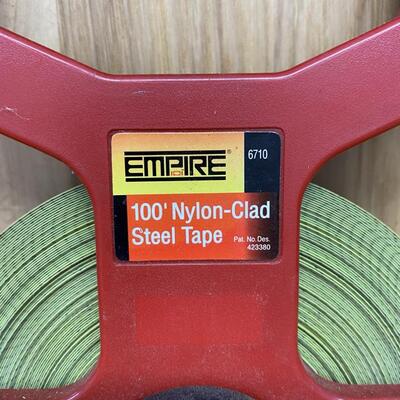 Empire 100’ Nylon-Clad Steel Tape