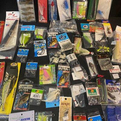 Lot 67 - Fishing Gear (lures, weights, stump jumper, spinners, shrimp/hooks and  much more!)