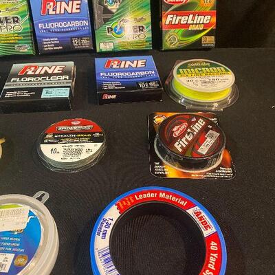 Lot 70 - Fishing Lines (large collection of varieties of fishing lines!)