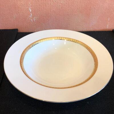 Retroneu Imperial Gold Tea Cup with Plates and Dinner Bowls Set of 8