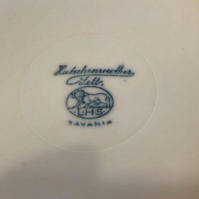 Hutschenreuther Bavaria China Lustre Ware Set of 8 Dinner Plates and Soup Bowls with 6 Salad Plates