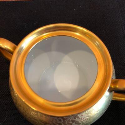 Hutschenreuther Selb Royal Bavaria Porcelain China 22K Gold Painted