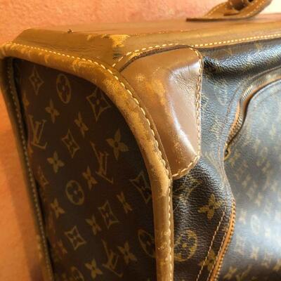 Genuine Vintage Louis Vuitton Monogram Traveler Suitcase Circa 1970s