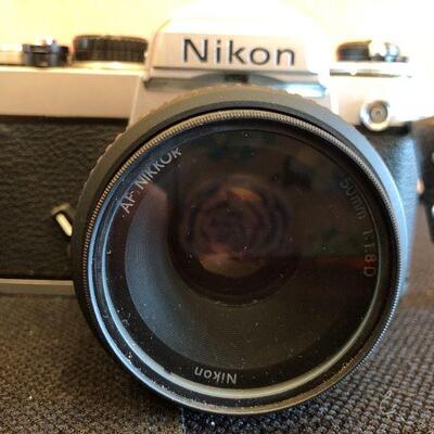 Vintage Canon AE-1 Canon FTb and Nikon FE Camera Bundle