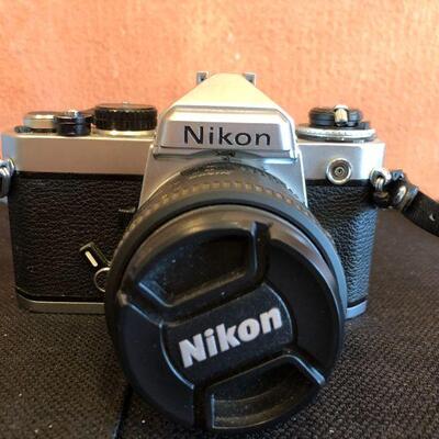 Vintage Canon AE-1 Canon FTb and Nikon FE Camera Bundle