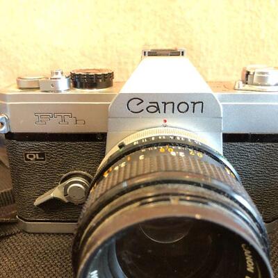 Vintage Canon AE-1 Canon FTb and Nikon FE Camera Bundle