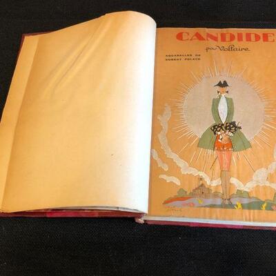 Rare Voltaire Candide Ou L'Optimiseme Nillson Edition Illustrations by Robert Polack