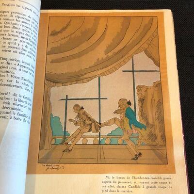 Rare Voltaire Candide Ou L'Optimiseme Nillson Edition Illustrations by Robert Polack