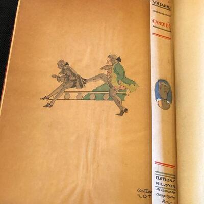 Rare Voltaire Candide Ou L'Optimiseme Nillson Edition Illustrations by Robert Polack