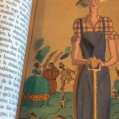 Rare Voltaire Candide Ou L'Optimiseme Nillson Edition Illustrations by Robert Polack