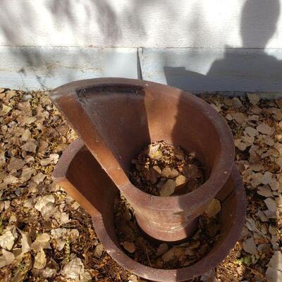 Lot 21: Large Fountain (untested) with Solar Powered Water Pump
