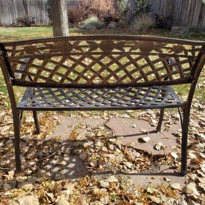 Lot 22: Outdoor Metal Bench