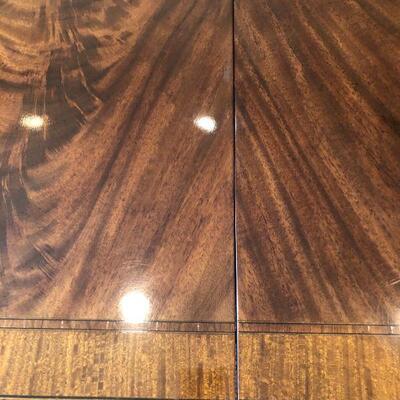 Beautiful Drexel Heirloom by Heritage High Gloss Wood Large Dining Table with Extensions