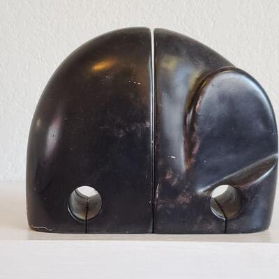Lot 27: Elephant Bookends 