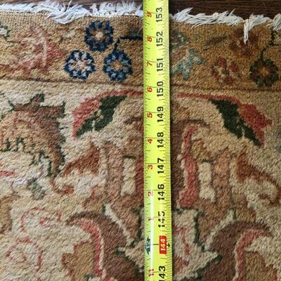 Large Elegant Hand Woven Tan Design Tan Design Area Rug