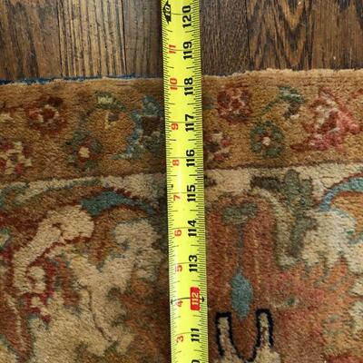 Large Elegant Hand Woven Tan Design Tan Design Area Rug