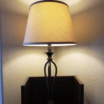 Lot 36: Metal Tabletop Lamp