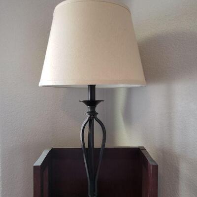 Lot 36: Metal Tabletop Lamp