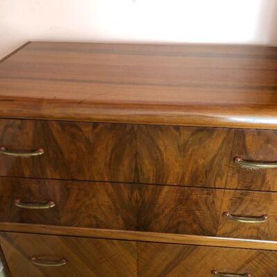 Beautiful Large Antique Wood Dresser