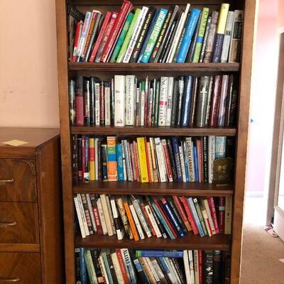 Tall Solid Wood Book Shelf Including Any Books You Want!