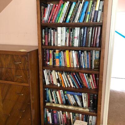 Tall Solid Wood Book Shelf Including Any Books You Want!
