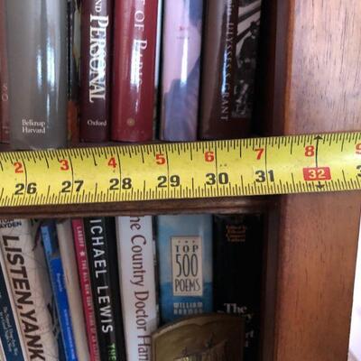 Tall Solid Wood Book Shelf Including Any Books You Want!