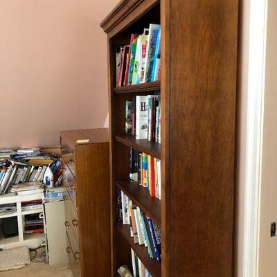 Tall Solid Wood Book Shelf Including Any Books You Want!
