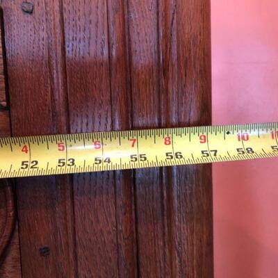Antique French Armoire Wardrobe Beautiful Medium Brown Wood Finish Made in France