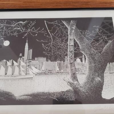 Lot 50: Signed Fine Art City Scape