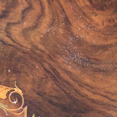 Antique French Marquetry Decor or Card Games Table