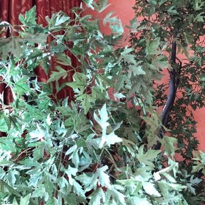Large 85 Inch Faux Decorative Tree in Ceramic Planter Bowl (Part 2)