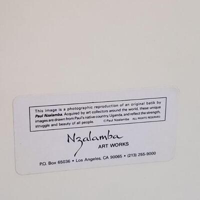 Lot 62: 'And the Sun Came' by Paul Nzalamba