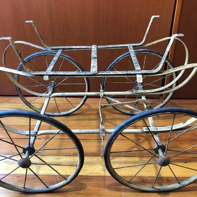 Antique Frame and Parts to Baby Carriage