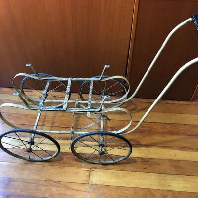 Antique Frame and Parts to Baby Carriage