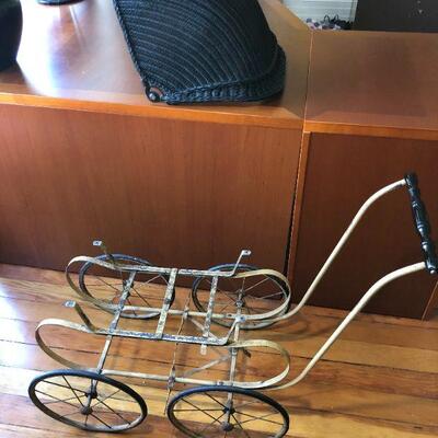 Antique Frame and Parts to Baby Carriage