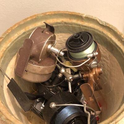 Lot of Fishing Poles and Gear incl Ryobi Quantum QR Zebco Sage and More