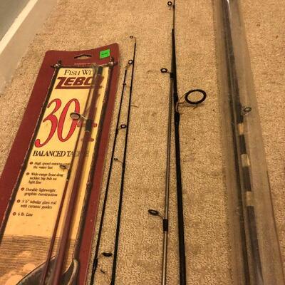 Lot of Fishing Poles and Gear incl Ryobi Quantum QR Zebco Sage and More